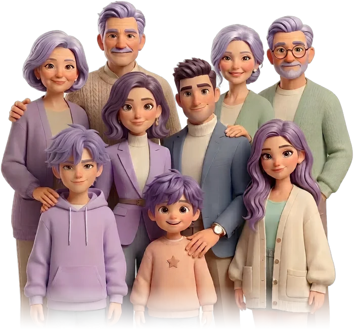 The YouPoint family: kids, parents and grandparents