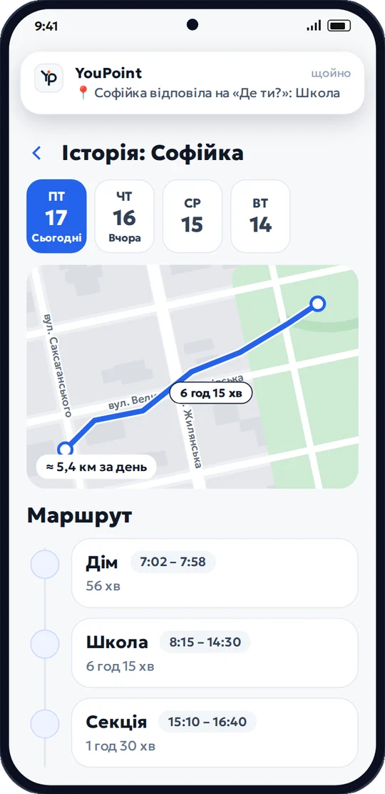 Історія місць: маршрут дня